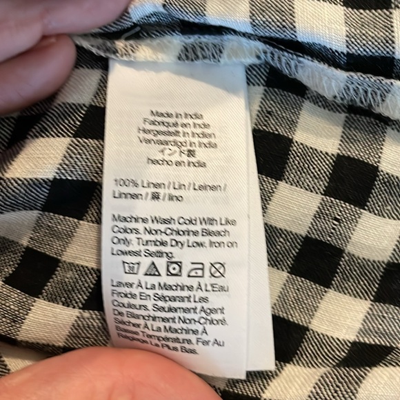 J. Crew Fleur Linen Top Size L - Picture 8 of 8